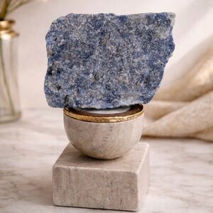 Sodalite Raw Blue Stone Display